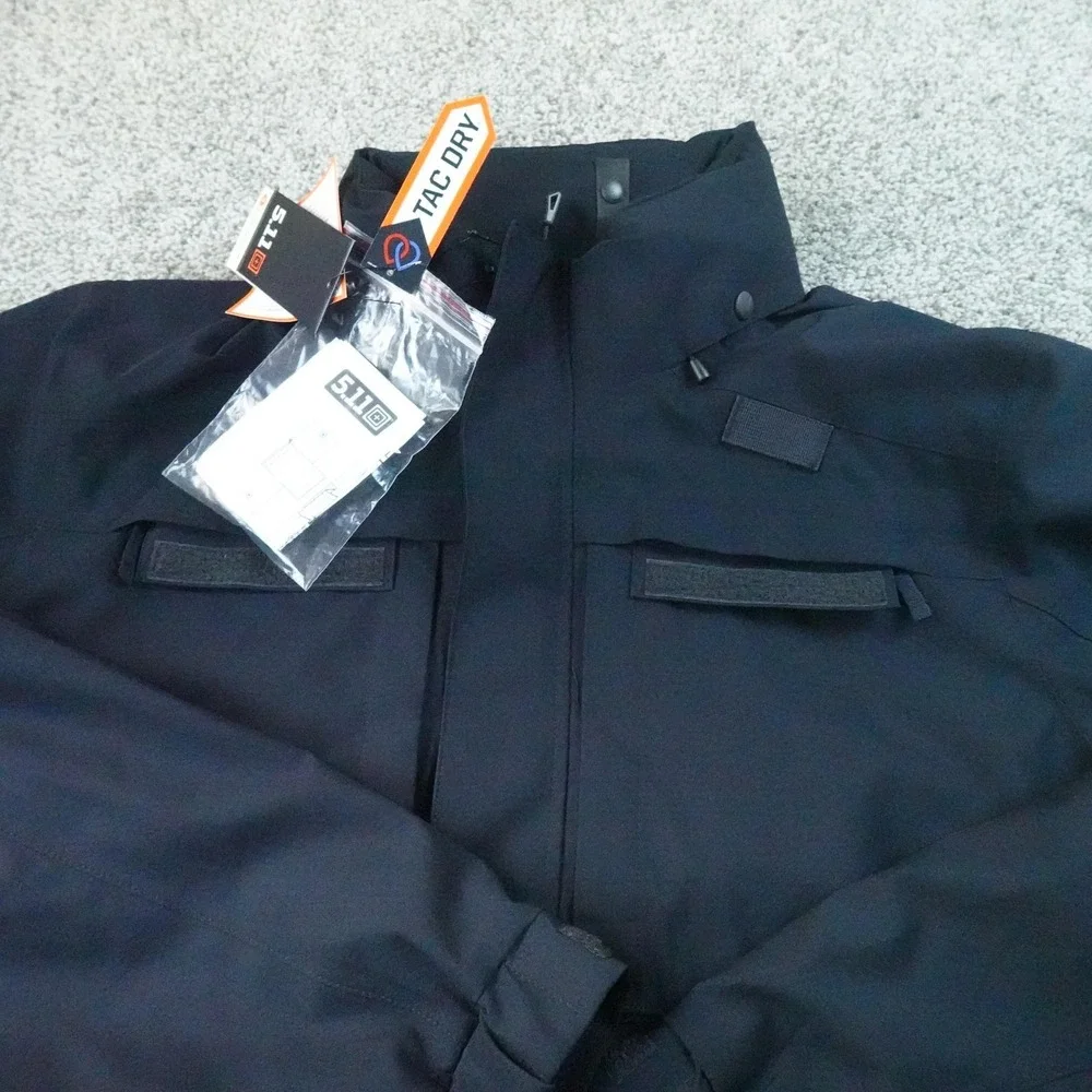 NEW 5.11 Tactical Jacket Mens XL Blue 5 In 1 Jacket 2.0 Parka Coat TacDry Shell
